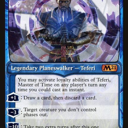 Teferi, Master of Time (Showcase) [Core Set 2021]
