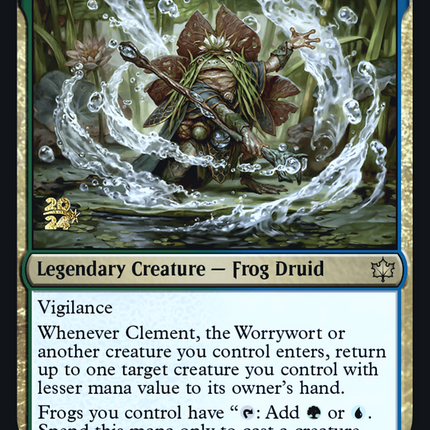 Clement, the Worrywort [Bloomburrow Promos] Prerelease Foil