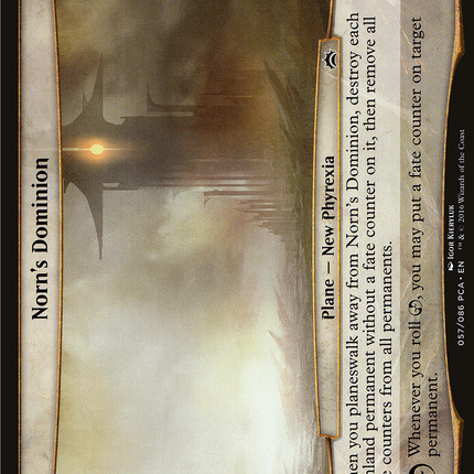 Norn's Dominion [Planechase Anthology Planes]