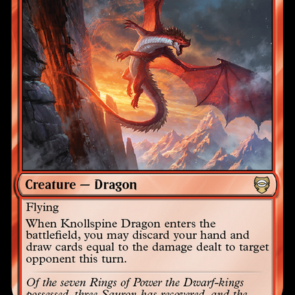 Knollspine Dragon [Tales of Middle-earth Commander]