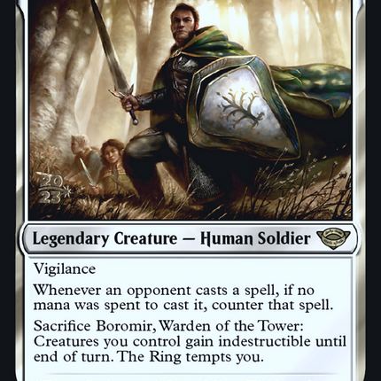 Boromir, Warden of the Tower [Tales of Middle-earth Promos] Prerelease Foil