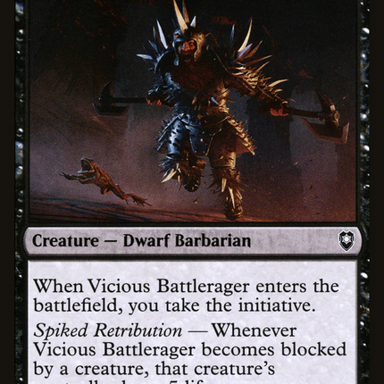 Vicious Battlerager [Commander Legends: Battle for Baldur's Gate]