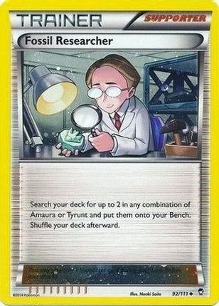 Fossil Researcher - 92/111 (Cosmos Holo) [Miscellaneous Cards & Products] Holofoil