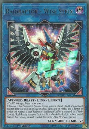 Raidraptor - Wise Strix (Ultra Rare) [DUOV-EN005] 1st Edition