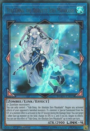 Yuki-Onna, the Absolute Zero Mayakashi (Ultra Rare) [DUOV-EN025] 1st Edition