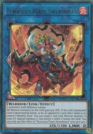 Ferocious Flame Swordsman (Ultra Rare) [DUOV-EN032] 1st Edition