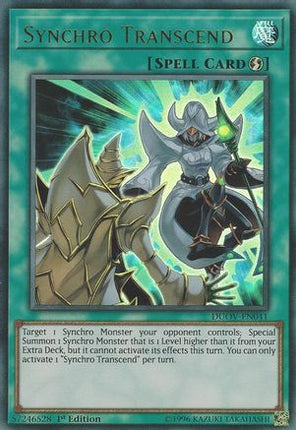 Synchro Transcend (Ultra Rare) [DUOV-EN041] 1st Edition