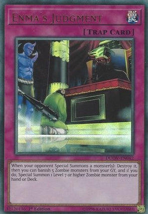 Enma's Judgment (Ultra Rare) [DUOV-EN042] 1st Edition