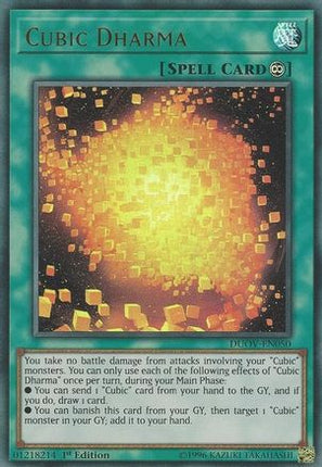 Cubic Dharma (Ultra Rare) [DUOV-EN050] 1st Edition