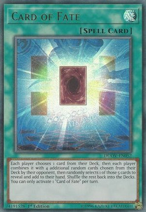 Card of Fate (Ultra Rare) [DUOV-EN052] 1st Edition