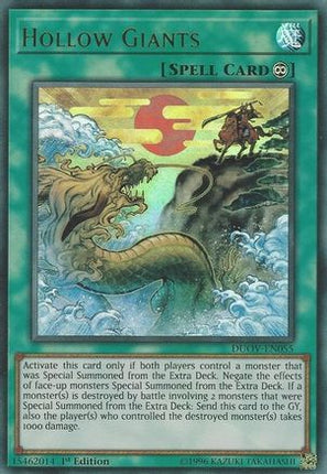 Hollow Giants (Ultra Rare) [DUOV-EN055] 1st Edition