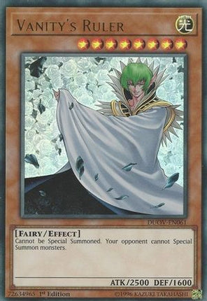 Vanity's Ruler (Ultra Rare) [DUOV-EN061] 1st Edition