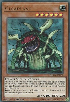 Gigaplant (Ultra Rare) [DUOV-EN062] 1st Edition