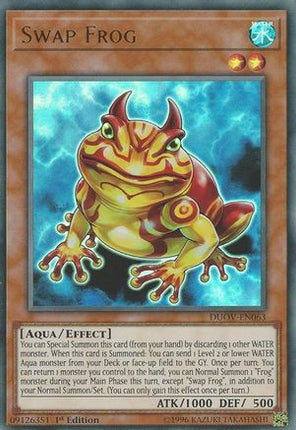 Swap Frog (Ultra Rare) [DUOV-EN063] 1st Edition