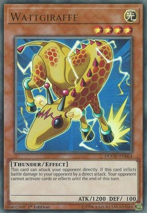 Wattgiraffe (Ultra Rare) [DUOV-EN064] 1st Edition