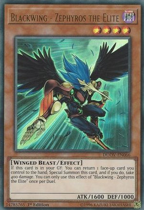 Blackwing - Zephyros the Elite (Ultra Rare) [DUOV-EN066] 1st Edition