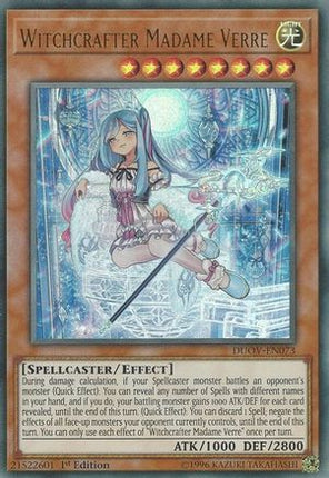 Witchcrafter Madame Verre (Ultra Rare) [DUOV-EN073] 1st Edition