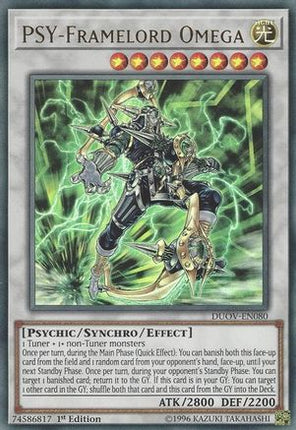 PSY-Framelord Omega (Ultra Rare) [DUOV-EN080] 1st Edition
