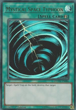 Mystical Space Typhoon (Ultra Rare) [DUOV-EN086] 1st Edition