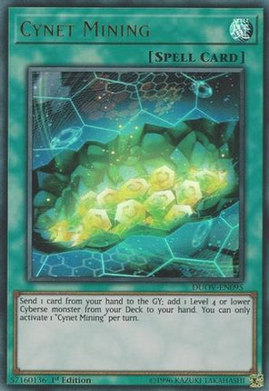 Cynet Mining (Ultra Rare) [DUOV-EN095] 1st Edition