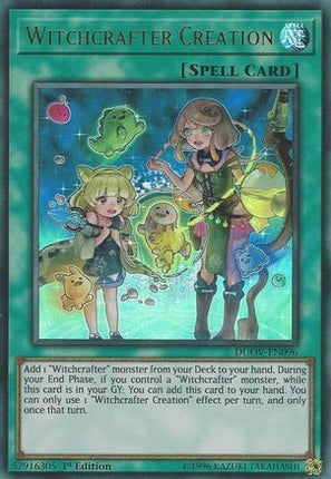 Witchcrafter Creation (Ultra Rare) [DUOV-EN096] 1st Edition
