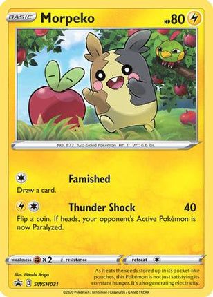 Morpeko - SWSH031 - SWSH031/null [SWSH: Sword & Shield Promo Cards] Holofoil