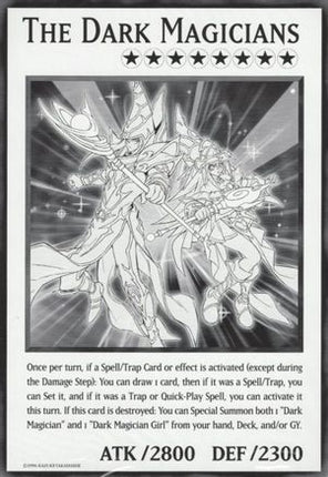 The Dark Magicians (Oversized) (Common / Short Print) [] Unlimited
