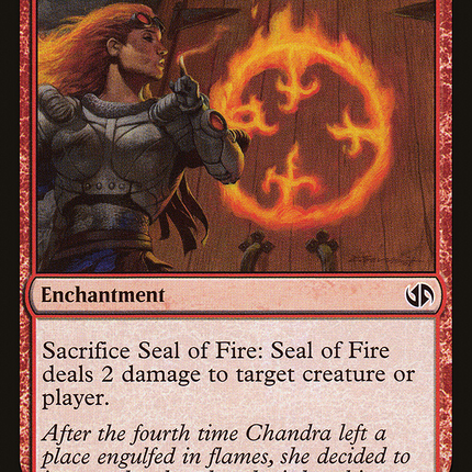 Seal of Fire [Duel Decks Anthology: Jace vs. Chandra]