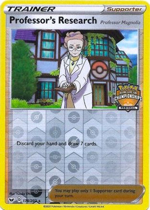 Professor's Research - 178/202 (Regional Championships) [League & Championship Cards] Reverse Holofoil