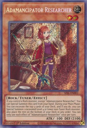 Adamancipator Researcher (Secret Rare) [SESL-EN002] 1st Edition
