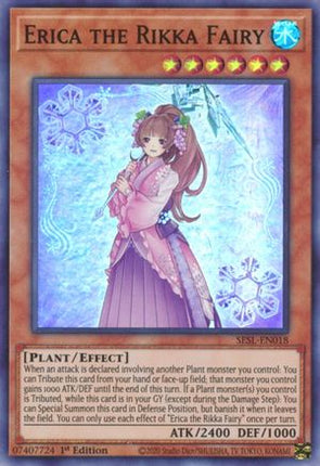 Erica the Rikka Fairy (Super Rare) [SESL-EN018] 1st Edition