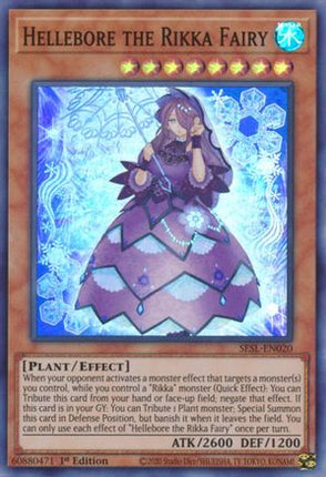 Hellebore the Rikka Fairy (Super Rare) [SESL-EN020] 1st Edition