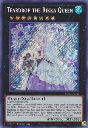 Teardrop the Rikka Queen (Secret Rare) [SESL-EN022] 1st Edition