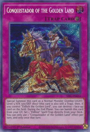 Conquistador of the Golden Land (Secret Rare) [SESL-EN034] 1st Edition