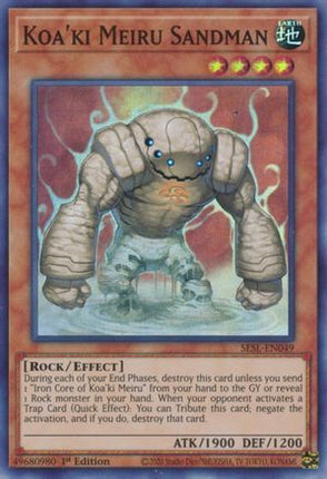 Koa'ki Meiru Sandman (Super Rare) [SESL-EN049] 1st Edition