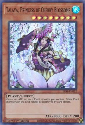Talaya, Princess of Cherry Blossoms (Super Rare) [SESL-EN052] 1st Edition