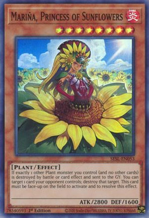 Mariña, Princess of Sunflowers (Super Rare) [SESL-EN053] 1st Edition