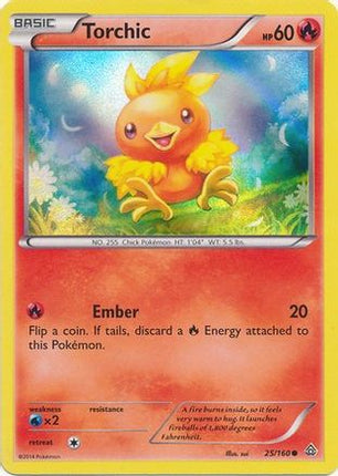 Torchic - 25/160 (Sheen Holo) [Miscellaneous Cards & Products] Holofoil
