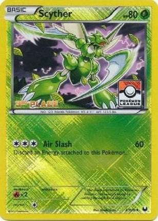 Scyther - 4/108 (Pokemon League) [3rd Place] [League & Championship Cards] Reverse Holofoil