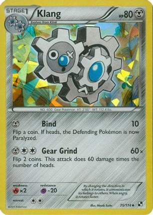 Klang - 75/114 (Cracked Ice Holo) [Blister Exclusives] Reverse Holofoil