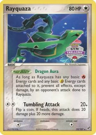 Rayquaza - 22/107 (2004-2005 Gym Challenge) [League & Championship Cards]