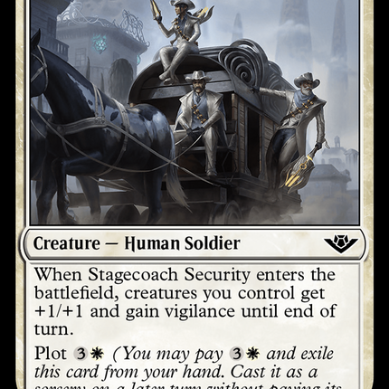 Stagecoach Security [Outlaws of Thunder Junction] Foil
