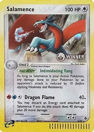 Salamence - 19/97 (e-League) [Winner] [Nintendo Promos] Holofoil