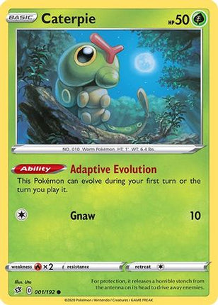 Caterpie - 1/192 [SWSH02: Rebel Clash] Reverse Holofoil