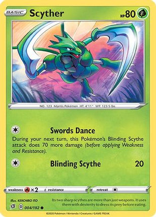 Scyther - 4/192 [SWSH02: Rebel Clash]