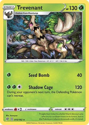 Trevenant - 15/null [SWSH02: Rebel Clash]