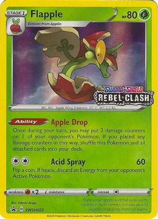 Flapple - SWSH022 (Prerelease) - null/null [SWSH: Sword & Shield Promo Cards] Holofoil