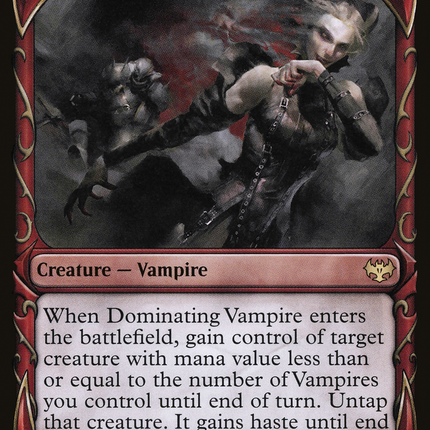 Dominating Vampire (Showcase) [Innistrad: Crimson Vow]
