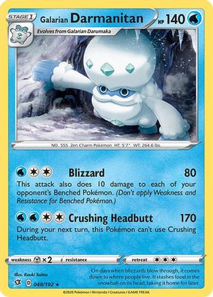 Galarian Darmanitan - 48/192 [SWSH02: Rebel Clash]