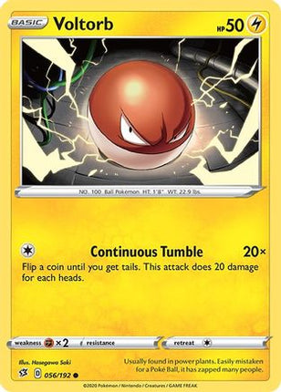 Voltorb - 56/192 [SWSH02: Rebel Clash] Reverse Holofoil